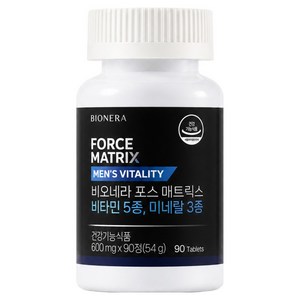 남자 영양제 블랙마카 아연 함유 영양제, 1개, 90회분
