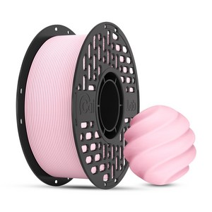 CaiLab 고강도 고탄성 PLA+ 3D 프린터 필라멘트 1.75mm 노즐 막힘 없는 선경 안정성 1kg | 뱀부랩 3D 프린터(P1S P2S A1 H2D등) 호환, 벚꽃 분홍색, (PLA)
