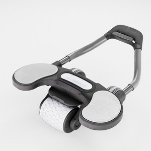 STEEL ab 슬라이드 복근 리바운딩 운동기 홈트 실내 코어 복근운동기구