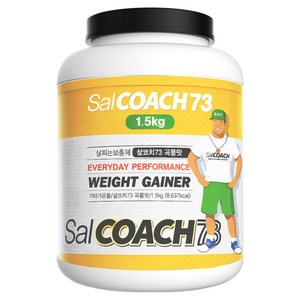 살찌는보충제 살코치73 곡물맛 체중증가보충제 게이너보충제, 1개, 1.5kg