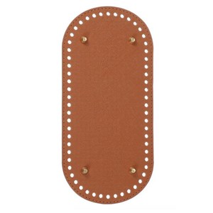 코바늘 가방 바닥 22x10cm 타원형 가방 바닥 성형기 DIY 숄더 토트백 제작 재료, 갈색, 2개