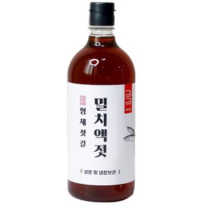 강경형제젓갈 국산 멸치액젓 원액 100%, 1개, 600g