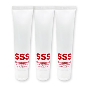 트리플에스 탈모샴푸 여행용 키트, 3개, 70ml