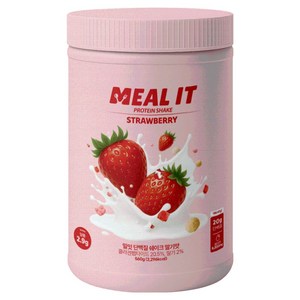 밀잇 식단관리 단백질 쉐이크 딸기맛, 2개, 560g