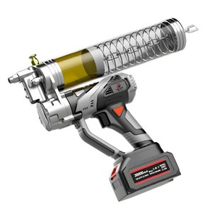 그라블루브 전문가추천 전동 구리스 건 그리스 주입기 투명 충전식 무선 윤활유 카트리지 노즐 자동 말통, 1개