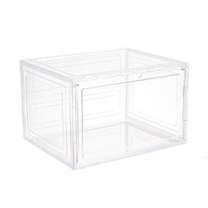 지나로 무타공 튼튼한 투명신발 수납장 2개입, 1개