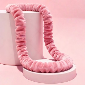 믹스알리 소프트 훌라후프 업그레이드 무소음 스프링훌라후프 홈트, 1개, 01 핑크색, 1.5kg