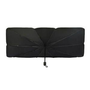 [4세대]차량용 썬블럭 UV차단 티타늄원단 우산형 햇빛가리개, 1개, 블랙(대형)