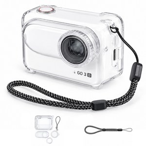 FIXO 잉스 Insta360 GO3S용 방탄 투명 보호 케이스, 1개, GO3S 투명형