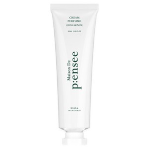 메종 드 펜세 크림 퍼퓸 고체 향수 바질 앤 만다린, 50ml, 2개