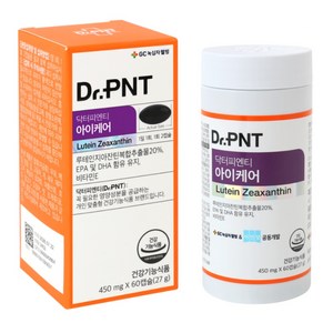 닥터피엔티 아이케어 루테인지아잔틴 EPA DHA 27g, 1개, 60정
