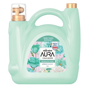 아우라 섬유유연제 스모키머스크 본품, 5.5L, 1개