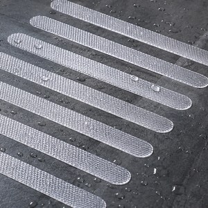 데이레오 안전한 미끄럼방지스티커 24P 투명 논슬립 패드 바닥 안전테이프 욕실 계단, 화이트, 2개
