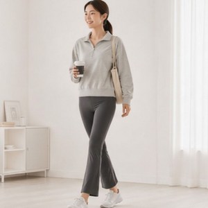 노바요가 빅사이즈 쿨링 레깅스 여성 요가 필라테스 부츠컷