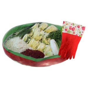 바른생활 키친아트 국산 김장매트 다용도 놀이 매트 사은품 기모고무장갑, 1개