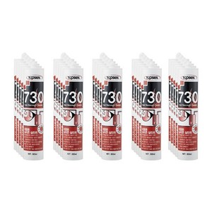 탑씰 730 내열용 회색 실리콘 실란트 300ml 노즐포함, 25개