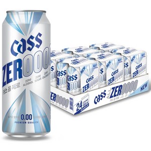 CASS 올 제로 무알콜 맥주, 500ml, 24개 골드박스 특가