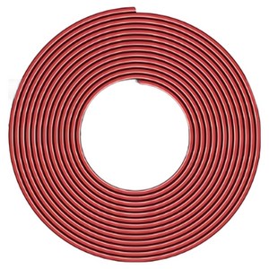 레이저도금 UV코팅 소프트PVC 자동차 문콕방지 도어가드 10m, 크롬 레드, 1개