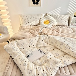 Cozy Aura 사계절 먼지없는 알러지케어 차렵이불 세트 차렵이불+패드+베개커버 세트