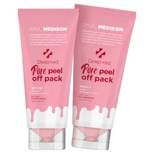 폴메디슨 딥레드 포어 필오프 팩 155ml, 1개입, 2개
