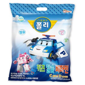 로보카폴리 키즈 칼슘 비타민C 플러스 D 1000, 1.1kg, 1개