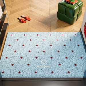 YDKGL 코일매트 바다별 현관 업소용 출입구 미끄럼 방지매트 먼지제거 대현, 1개, 푸른 색 90x150cm