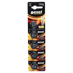 벡셀 CR2032 리튬전지 버튼셀, 5개입, 1개