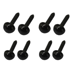 아기코끼리 인형 만들기 콩알 눈 5mm x 100p 6mm x 100p, 1개, 블랙