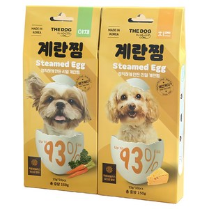 더독 강아지 계란찜 스틱 5p, 치즈, 150g, 3개