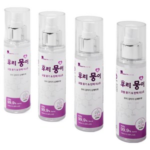 우리뭉이 미스트 100ml x 3개입 강아지 반려동물 애완동물 모발 윤기 탄력 냄새제거 항균 살균 피부질환 개선 진드기 예방 기피효과 탈취 보습, 3개