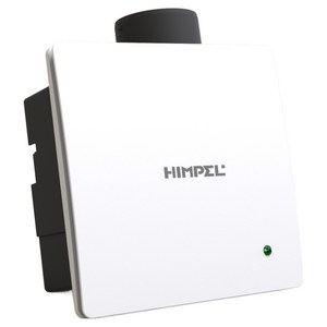 힘펠 제로크 전동댐퍼일체형 화장실 욕실 환풍기 볼베어링 역류방지 사이즈 270mm x 270mm, 고객직접설치, HV3-80X(MD-N)