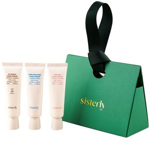 선물세트 시스터리 핸드크림 3종 기프트 세트(무향 우디 SPF30 PA++ 플로럴) 선물용, 1개