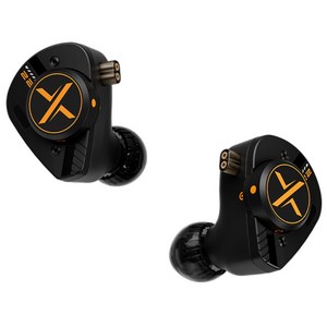 OOOPUSX OP.22 2BA+2DD 하이브리드 인이어 유선 이어폰, 블랙, 마이크없음
