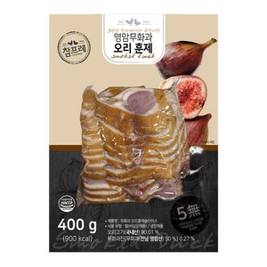 국내산 오리 당일발송 참프레 무화과 오리훈제 슬라이스, 20개, 400g