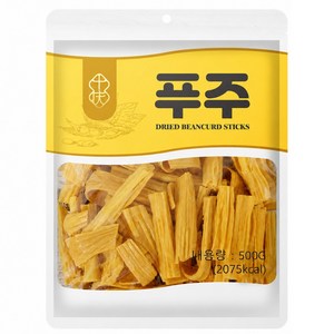 자른 푸주 건푸주 두부피 건두부면 마른유바, 2개, 500g