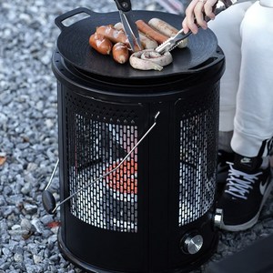 신일 하이라이트 히터 SEH-2000HB 원통형 캠핑 상부 요리가능