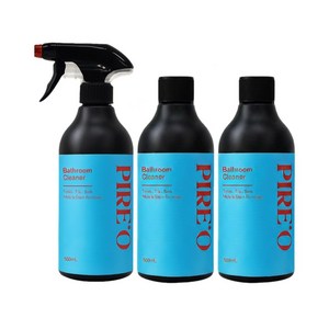 피레오 강력한 곰팡이제거제 벽 벽지 화장실 베란다 욕실 재발방지 변기 세정제, 500ml, 3개