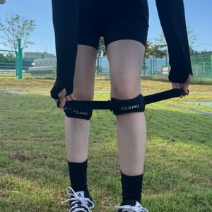 포르무 슬개골 무릎 보호대, 블랙, 2개