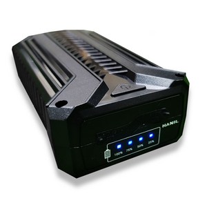 한일전기 무선 캠핑선풍기 배터리, 18.20인치19200mAh, 18650-6S1P, 블랙