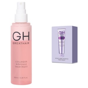 [공식판매처] 콜라겐 앰플 노워시 헤어 트리트먼트 미스트 단독 구성, 1개, 100ml