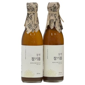 동명 저온 압착 통참깨100% 방앗간 참기름 선물세트, 1세트, 700ml