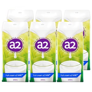 에이투밀크 단백질 우유, 200ml, 6개