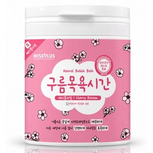 구름목욕시간 체리블라썸 유아 목욕놀이 거품입욕제 유아욕조 25회분 500g, 1개