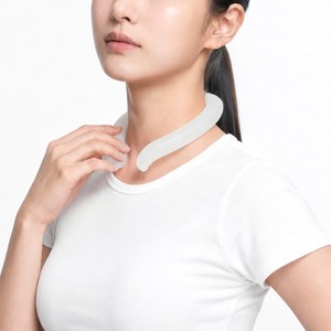 뷰라이트 심리스 야광 아이스링 넥쿨러, 1개, 블루