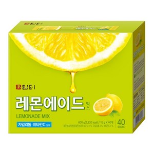 담터 레몬 에이드 믹스, 15g, 40개입, 1개