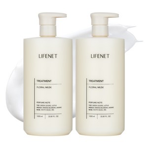 라이프넷 트리트먼트 플로럴 머스크, 1L, 2개