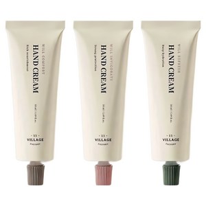 빌라쥬11팩토리 윌 아로마 에센셜즈 고보습 핸드 크림 3종세트, 1세트