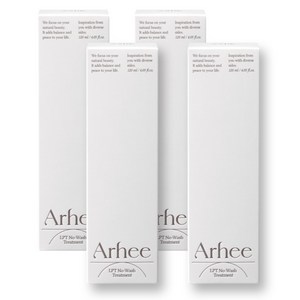 아르히 노워시 트리트먼트 극손상 고단백 리커버리 헤어팩, 4개, 120ml