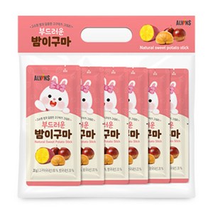 엘빈즈 부드러운 밤이구마 말랭이, 고구마, 12개, 20g