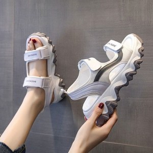 타이메이 여성 여름 두꺼운 굽 키높이 운동 샌들 통풍 잘되고 시원한 캐주얼 슈즈